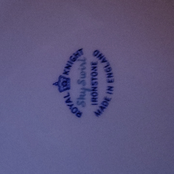 Royal Knight Ironstone Saucers - Picture 2 of 2